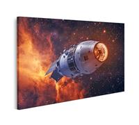 islandburner Quadro su tela sonda spaziale nella tempesta di fuoco dell'universo cielo avventura immagini murali poster