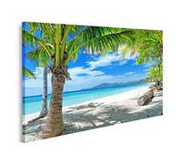 islandburner Quadro su Tela Spiaggia Palma Sabbia Bianca Caraibi Quadri Stampe Immagini Murale Decorazione da Parete