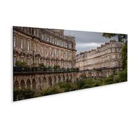 islandburner Quadro su tela Storico Bath Crescent Murale con facciate eleganti - Panorama