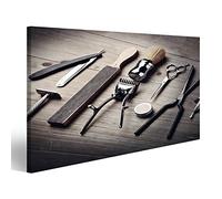 islandburner Quadro su tela Strumenti d'epoca Barber Shop Quadri Stampe Immagini Murale Decorazione da parete