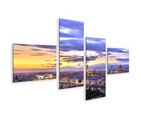 islandburner Quadro su tela Tramonto Firenze Quadri Stampe Immagini Murale Decorazione da parete