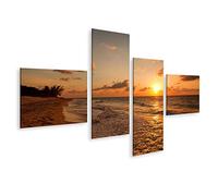 islandburner Quadro su tela Tramonto sulla spiaggia di Varadero Cuba Quadri Stampe x soggiorno