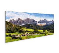 islandburner Quadro su tela Val Di Funes Trentino Alto Adige Italia Paesaggio montano Quadri Stampe x soggiorno