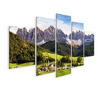 islandburner Quadro su tela Val Di Funes Trentino Alto Adige Italia Paesaggio montuoso Immagini Murali Poster