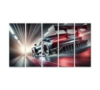 islandburner Quadro su tela Veloce giro attraverso il tunnel con auto sportiva veloce Immagini da parete Poster