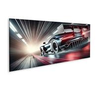 islandburner Quadro su tela Veloce giro attraverso il tunnel con auto sportiva veloce Immagini da parete Poster