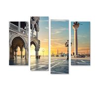 islandburner Quadro su tela Venezia Alba San Marco Italia Quadri Stampe Immagini Murale Decorazione da parete