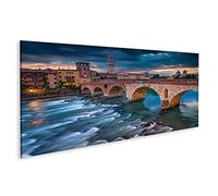 islandburner Quadro su tela Verona Immagine Italia Estate Tramonto AHUH Quadri Stampe Immagini Murale Decorazione da parete