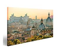 islandburner Quadro su tela Vista di Roma da Castel Sant'Angelo Italia Quadri Stampe Immagini Murale Decorazione da parete