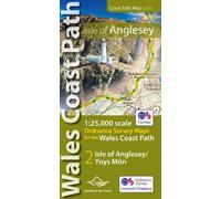 Isle of Anglesey Coast Path Map (WCP) (Tascabile) OS Map Books: Wales Coast Path