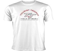 Isle of Man TT Legends T Shirt Men's Fashion Crew Neck Short Sleeves Cotton Tops Clothing Black Size L