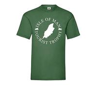 Isle of Man TT - Maglietta da uomo, verde bottiglia, M