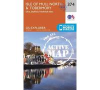 Isle of Mull North and Tobermory (Map) OS Explorer Active Map