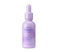 Isle of Paradise Gocce autoabbronzanti per viso e corpo - Tonalità scura, gocce autoabbronzanti per un'abbronzatura naturale e durevole, senza crudeltà animale, senza profumo e approvate dai