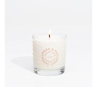 Isle of Skye Candle Company - Candela piccola, fragranza: legno di sandalo e patchouli, in bicchiere di vetro, colore: bianco