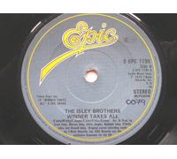 Isley Brothers Winner Takes All 7" Epic SEPC7795 EX 1979 there is handwritten number on label and 2mm drill hole in label rim