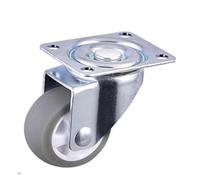 ISLWQOULE 4 Pezzi/Lotto 1 Pollice/1,25 Pollici/1,5 Pollici/2 Pollici Ruote girevoli TPE Leggere Mini Vite Ruota Scorrevole Universale(Universal,2 inch)