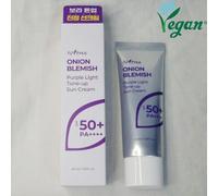 ISNTREE Onion Blemish Purple Light Tone-Up Sun Cream 40 ml SPF50+ PA++++...
