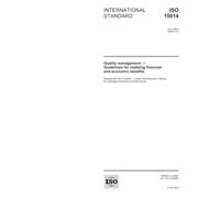 ISO 10014:2006, Quality management - Guidelines for realizing financial and economic benefits