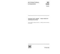 ISO 10049:1992, Aluminium alloy castings - Visual method for assessing the porosity