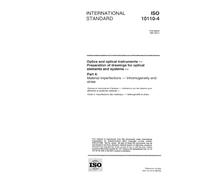 ISO 10110-4:1997, Optics and optical instruments -- Preparation of drawings for optical elements and systems -- Part 4: Material imperfections -- Inhomogeneity and striae