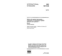 ISO 10110-8:1997, Optics and optical instruments -- Preparation of drawings for optical elements and systems -- Part 8: Surface texture