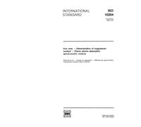ISO 10204:1992, Iron ores -- Determination of magnesium content -- Flame atomic absorption spectrometric method