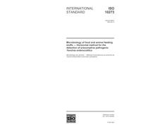 ISO 10273:2003, Microbiology of food and animal feeding stuffs - Horizontal method for the detection of presumptive pathogenic Yersinia enterocolitica