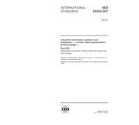 ISO 10303-207:1999, Industrial automation systems and integration -- Product data representation and exchange -- Part 207: Application protocol: Sheet metal die planning and design