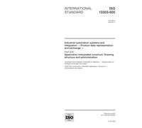 ISO 10303-505:2000, Industrial automation systems and integration -- Product data representation and exchange -- Part 505: Application interpreted construct: Drawing structure and administration