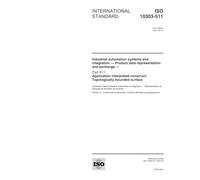 ISO 10303-511:2001, Industrial automation systems and integration -- Product data representation and exchange -- Part 511: Application interpreted construct: Topologically bounded surface