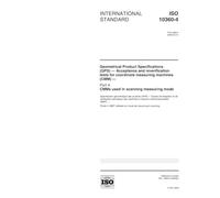 ISO 10360-4:2000, Geometrical Product Specifications (GPS) - Acceptance and reverification tests for coordinate measuring machines (CMM) - Part 4: CMMs used in scanning measuring mode