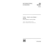 ISO 105-E07:1989, Textiles -- Tests for colour fastness -- Part E07: Colour fastness to spotting: Water