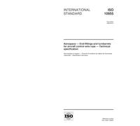 ISO 10955:1999, Aerospace -- End-fittings and turnbarrels for aircraft control wire rope -- Technical specification