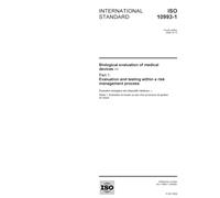 ISO 10993-1:2009, Biological evaluation of medical devices - Part 1: Evaluation and testing within a risk management process