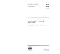 ISO 11036:1994, Sensory analysis -- Methodology -- Texture profile