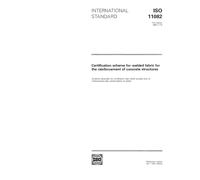 ISO 11082:1992, Certification scheme for welded fabric for the reinforcement of concrete structures