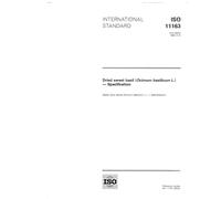 ISO 11163:1995, Dried sweet basil (Ocimum basilicum L.) -- Specification