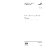 ISO 11568-1:2005, Banking - Key management (retail) - Part 1: Principles