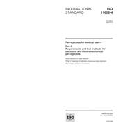 ISO 11608-4:2006, Pen-injectors for medical use - Part 4: Requirements and test methods for electronic and electromechanical pen-injectors