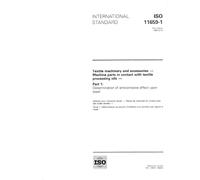 ISO 11659-1:1995, Textile machinery and accessories -- Machine parts in contact with textile processing oils -- Part 1: Determination of anticorrosive effect upon steel