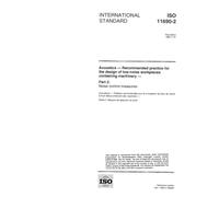 ISO 11690-2:1996, Acoustics - Recommended practice for the design of low-noise workplaces containing machinery - Part 2: Noise control measures
