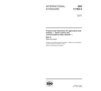 ISO 11783-3:1998, Tractors and machinery for agriculture and forestry - Serial control and communications data network - Part 3: Data link layer