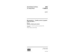 ISO 11928-2:2000, Micrographics - Quality control of graphic COM recorders - Part 2: Quality criteria and control