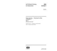 ISO 12103-1:1997, Road vehicles - Test dust for filter evaluation - Part 1: Arizona test dust