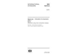 ISO 12213-2:1997, Natural gas -- Calculation of compression factor -- Part 2: Calculation using molar-composition analysis