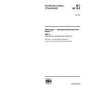 ISO 12213-3:1997, Natural gas -- Calculation of compression factor -- Part 3: Calculation using physical properties