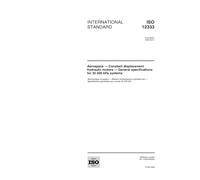 ISO 12333:2000, Aerospace - Constant displacement hydraulic motors - General specifications for 35 000 kPa systems