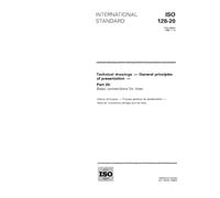 ISO 128-20:1996, Technical drawings -- General principles of presentation -- Part 20: Basic conventions for lines