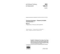 ISO 128-21:1997, Technical drawings -- General principles of presentation -- Part 21: Preparation of lines by CAD systems